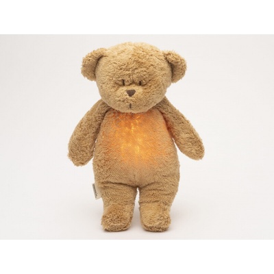 Moonie Bear 2.0 Organic Cappuccino uspávačik s melódiou 1 ks