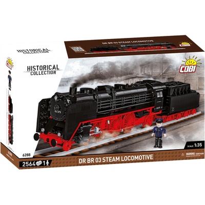 COBI 6288 Historical Collection Parná lokomotíva DR BR 03 s tendrem 1:35