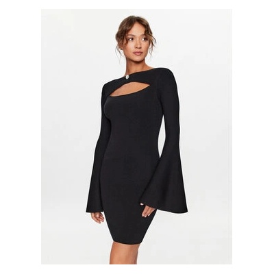 LIU JO Плетена рокля WF3123 MS49I Черен Slim Fit (WF3123 MS49I)