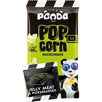 Panda Popcorn s příchutí příchutí bůčku a křenu 100g