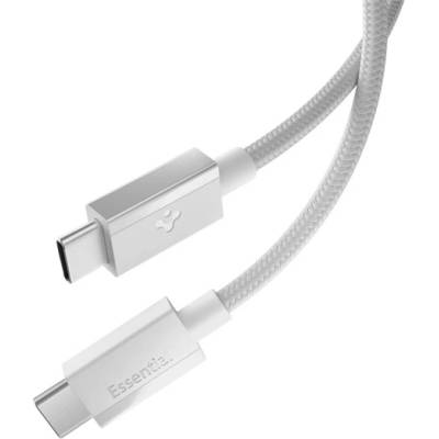 Spigen ESSENTIAL EB6015CC кабел за данни Type-C - Type-C, 150 см, БЯЛ ACA10416 (ACA10416)