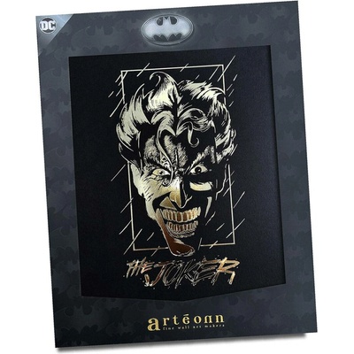 Artéonn Sběratelský plakát Joker zlatý, Batman