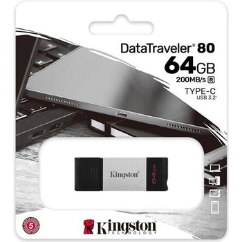 Kingston Data Traveler 80 64GB USB 3.2 Gen 1 DT80/64GB