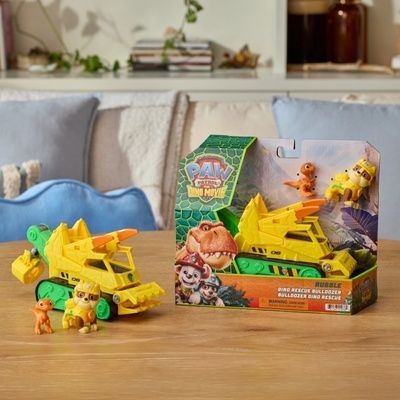 Spin Master Tlapková patrola Dino akční vozidlo Rubble