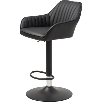 Unique Furniture Brooks imitácia kože čierna