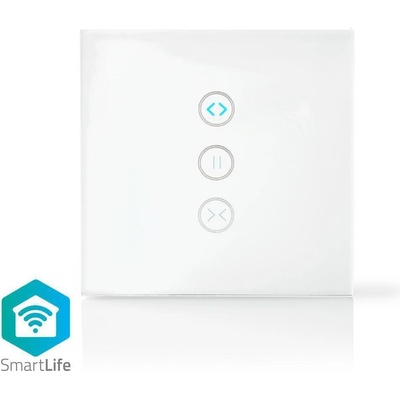 Nedis SmartLife chytrý WiFi nástěnný spínač záclon, rolet a žaluzií (WIFIWC10WT) – Hledejceny.cz
