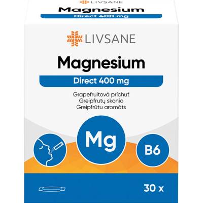 Livsane Magnesium Direct 400 mg grapefruit 30 sáčků