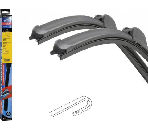 Compass Flat Set Hook 530+380 mm 10421