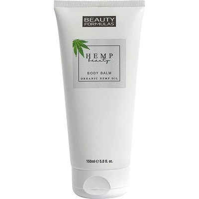 Beauty Formulas tělový balzám s konopím Hemp Beauty (Body Balm Organic Hemp Oil) 150 ml