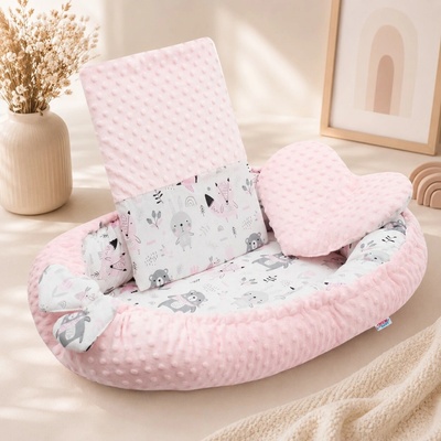 NEW BABY Hniezdo pre bábätko s vankúšikom a perinkou Minky