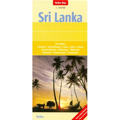 Nelles Map Landkarte Sri Lanka