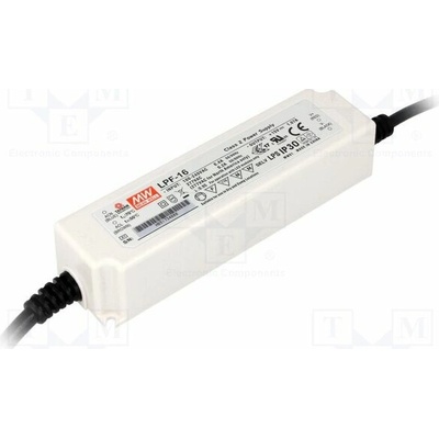 MEAN WELL LPF-16-54 Napájecí zdroj: spínaný; LED; 16,2W; 54VDC; 0,3A; 90÷305VAC; IP30