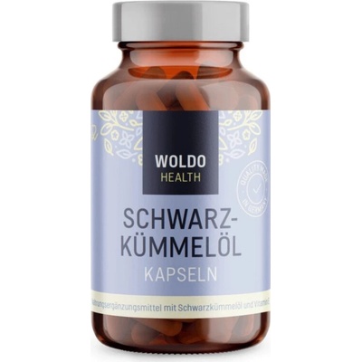 WoldoHealth Černý kmínový olej 120 kapsúl