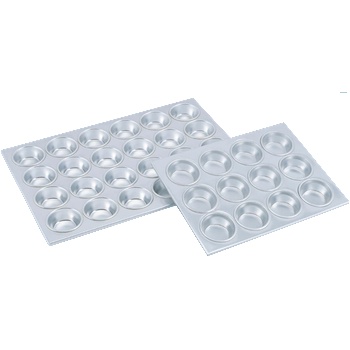 Image 1 of Horecano Алуминиева форма за мъфини 53x36xh3cm 24бр. (HY503) (0122228)