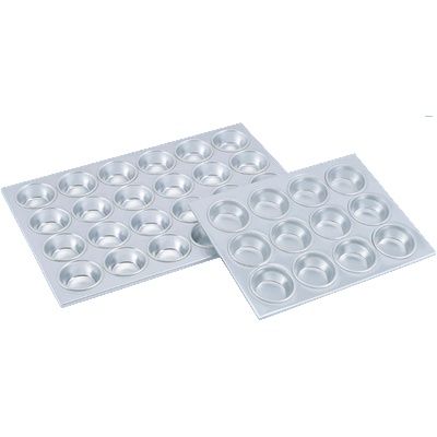 Horecano Алуминиева форма за мъфини 53x36xh3cm 24бр. (HY503) (0122228)