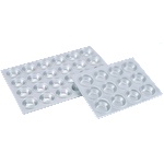 Horecano Алуминиева форма за мъфини 53x36xh3cm 24бр. (HY503) (0122228)