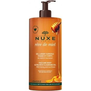 NUXE Rêve de Miel Zmäkčujúci sprchový gél na tvár a telo 750 ml