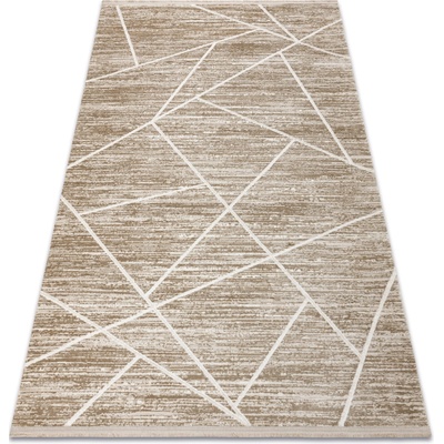 Najkoberce Duke 51557 krémový / zlatý geometrický