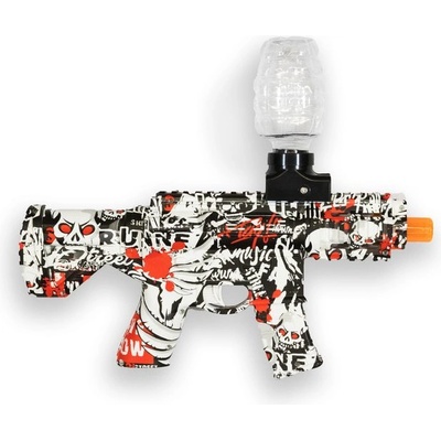 Sunny Blaster M416, мини автоматична пушка с воден гел и аксесоари, червена (miniM416-red)