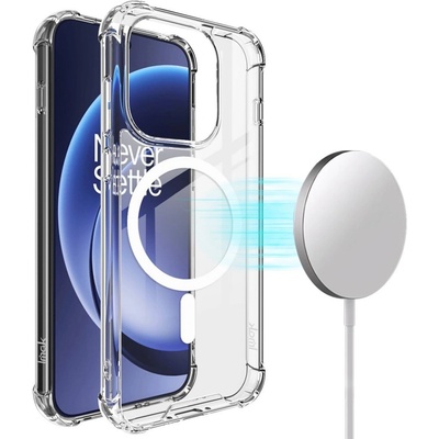 OnePlus IMAK Удароустойчив Калъф (PC + TPU) за OnePlus 15 5G- MagSafe, Airbag технология, вкл. Протектор, Прозрачен