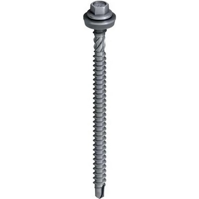 Ejot Винт за монтаж на панел или ламарина към дърво с неръждаема шайба EJOT JT2-D-2-6.5/7.0x120-E19 EJOGUARD, 3561212624 - 6.3/7.0x120 mm - 100 броя (3561212624)