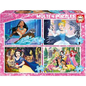 Educa - Детски пъзел 50-80-100-150 ч Disney Princess 17637