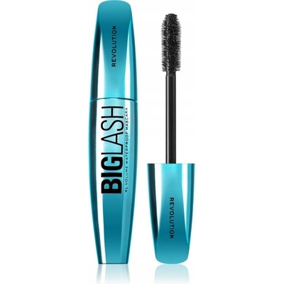 Makeup Revolution Big Lash Volume vodeodolná riasenka pre objem Black 8 ml