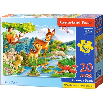 Castorland Пъзел Castorland от 20 XXL части - Малката сърничка (C-02177)