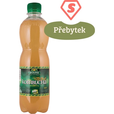 Stevikom Kombucha zelený čaj 0,5 l