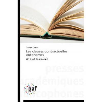 Les Clauses Contractuelles Autonomes | Damien Chenu