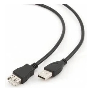 Gembird USB 2.0 CABLE BACKLOODER AM-AF 4, 5M USB 2.0 - HQ, black