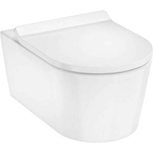 Hansgrohe EluPura S - Висяща тоалетна с седалка SoftClose, AquaHelix, SmartClean, бяла 61115450 (61115450)