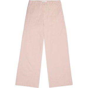 KnowledgeCotton Apparel Дамски ежедневен панталон KnowledgeCotton Apparel Women's Posey Wide Slub Yarn Casual trousers - Light Feather Gray - размер 38 (EU) (107-3645-0112)