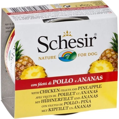 Schesir Nature Fruit Chicken and Pineapple - с пилешко филе и ананас - 150 гр