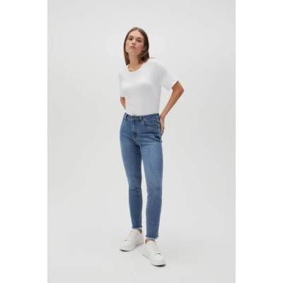 Marisse Women's Jeans L-Je-4601 Blue bílá světle modrá Moodo