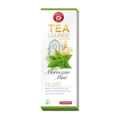 Tealounge kapslové sypané čaje Moroccan Mint No. 681 8 kapslí