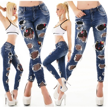 EmonaMall Дамски дънки EmonaMall - Модел W50010 (W50010-GURU101-28)