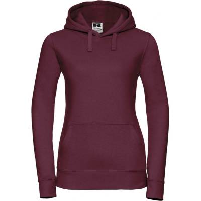 Russell Women's Hoodie Authentic tmavočervená