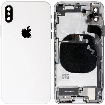 Kryt Apple iPhone XS Zadní Housing stříbrný