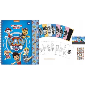 Totum Vyškrabávacie obrázky Labková patrola