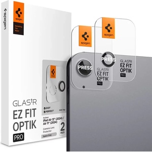SPIGEN Комплект от 2 защитни стъкла Spigen Glass tR EZ Fit Optik Pro, space gray - iPad Air 13" 2024 / iPad Air 11" 2024 (AGL07801)