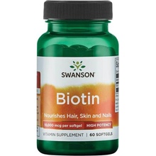 Swanson biotin 10000 mcg 60 kapsúl