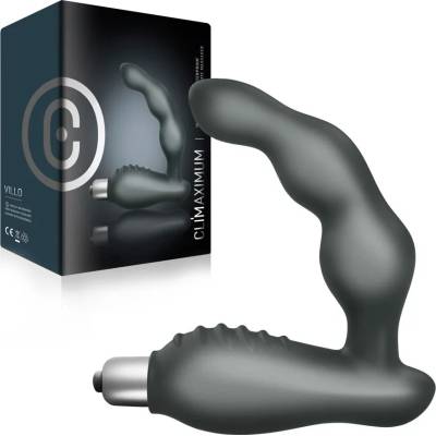 Простатен стимулатор, анатомичен, 10, 5см. - Climaximum Villo Grey (ROCKS00439)