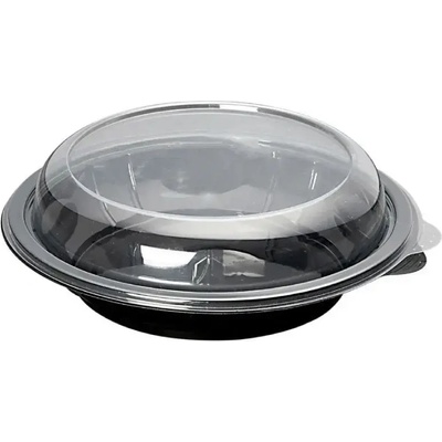 Кутия за салата черна ф192 1000 мл (Р-181503)