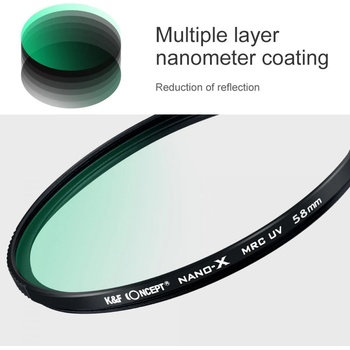 Image 1 of K& F Concept Mетален преходник за филтри 52-55 Step Up