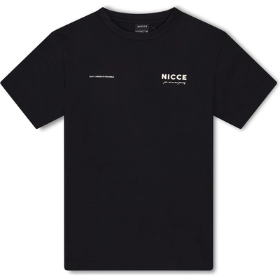 Nicce Тениска Nicce Men's Rising Short Sleeve Oversized T-Shirt - Black