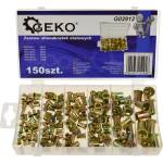 GEKO Комплект стоманени нит гайки 150 бр 09845 (g02912)