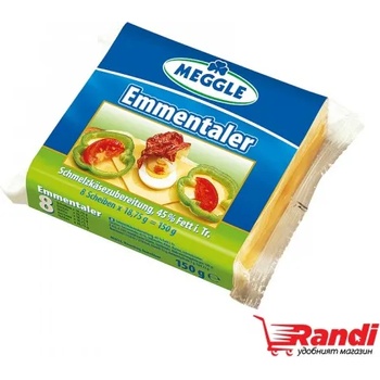 Image 1 of Meggle Топено сирене сандвич Ементал слайс Meggle 150гр