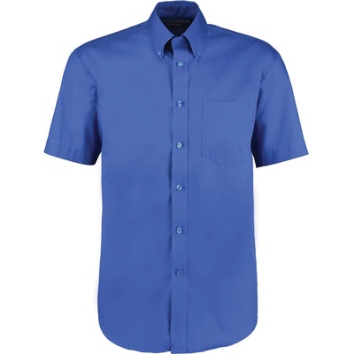 Kustom Kit košile Oxford krátký rukáv KK 109 modrá královská