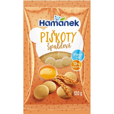 Špaldové piškóty Hamánek 120 g